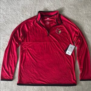 Colosseum Red Men's Shirt with Black Trim
